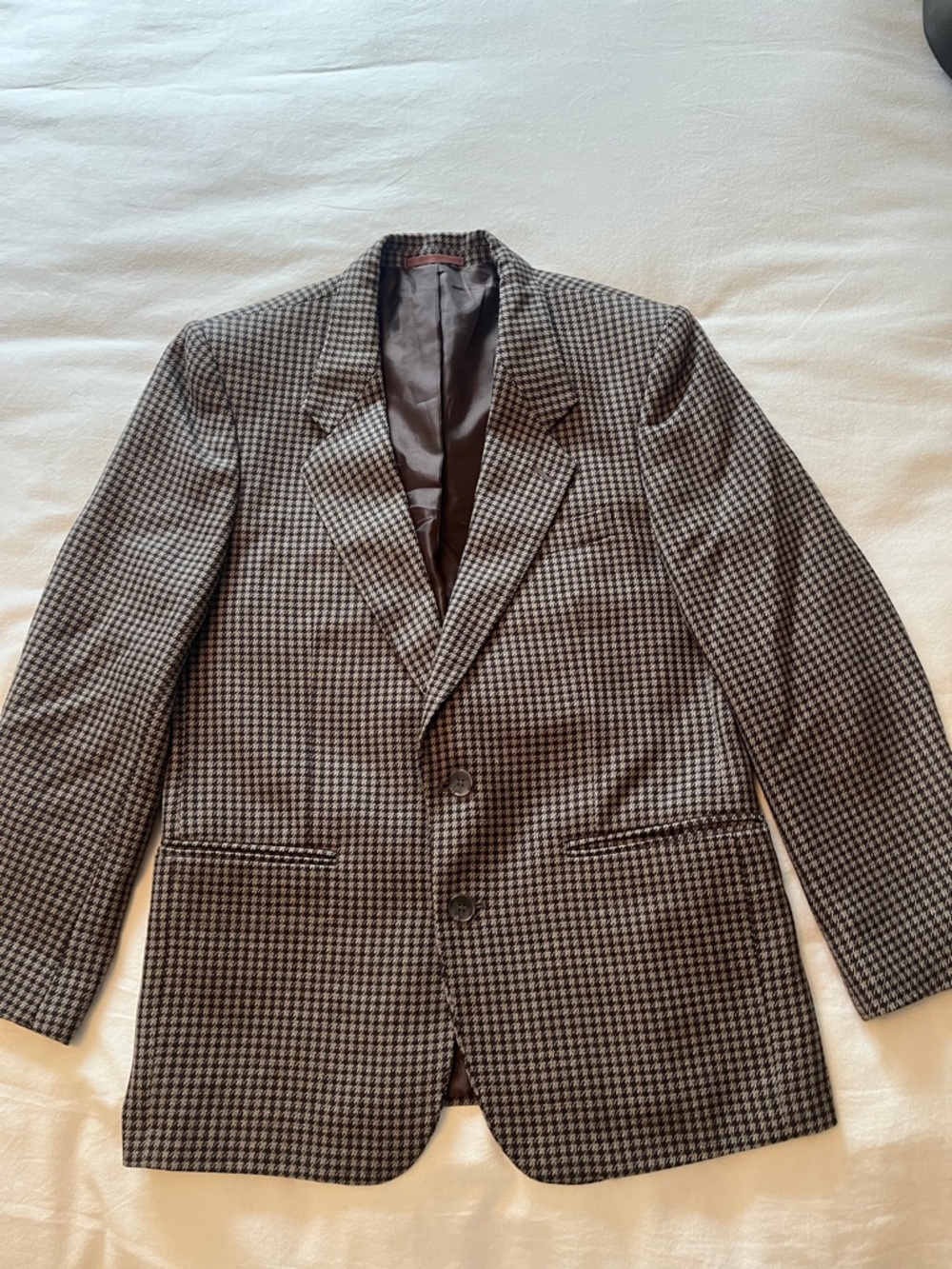 Classic Houndstooth Women’s Blazer in Black and White